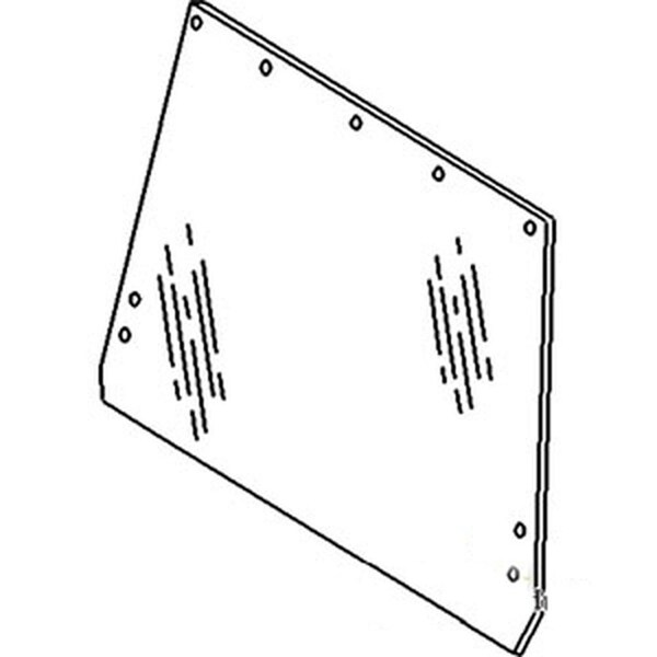 Aftermarket Rear Cab Glass Fits John Deere Tractors 2140 3140 2355 2555 2755 2955 R50758 - main